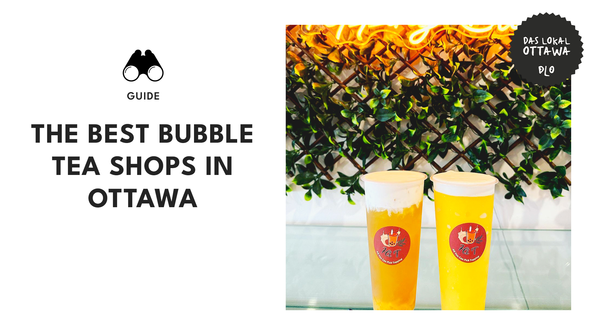 Boba Bliss Top Bubble Tea Shops in Ottawa