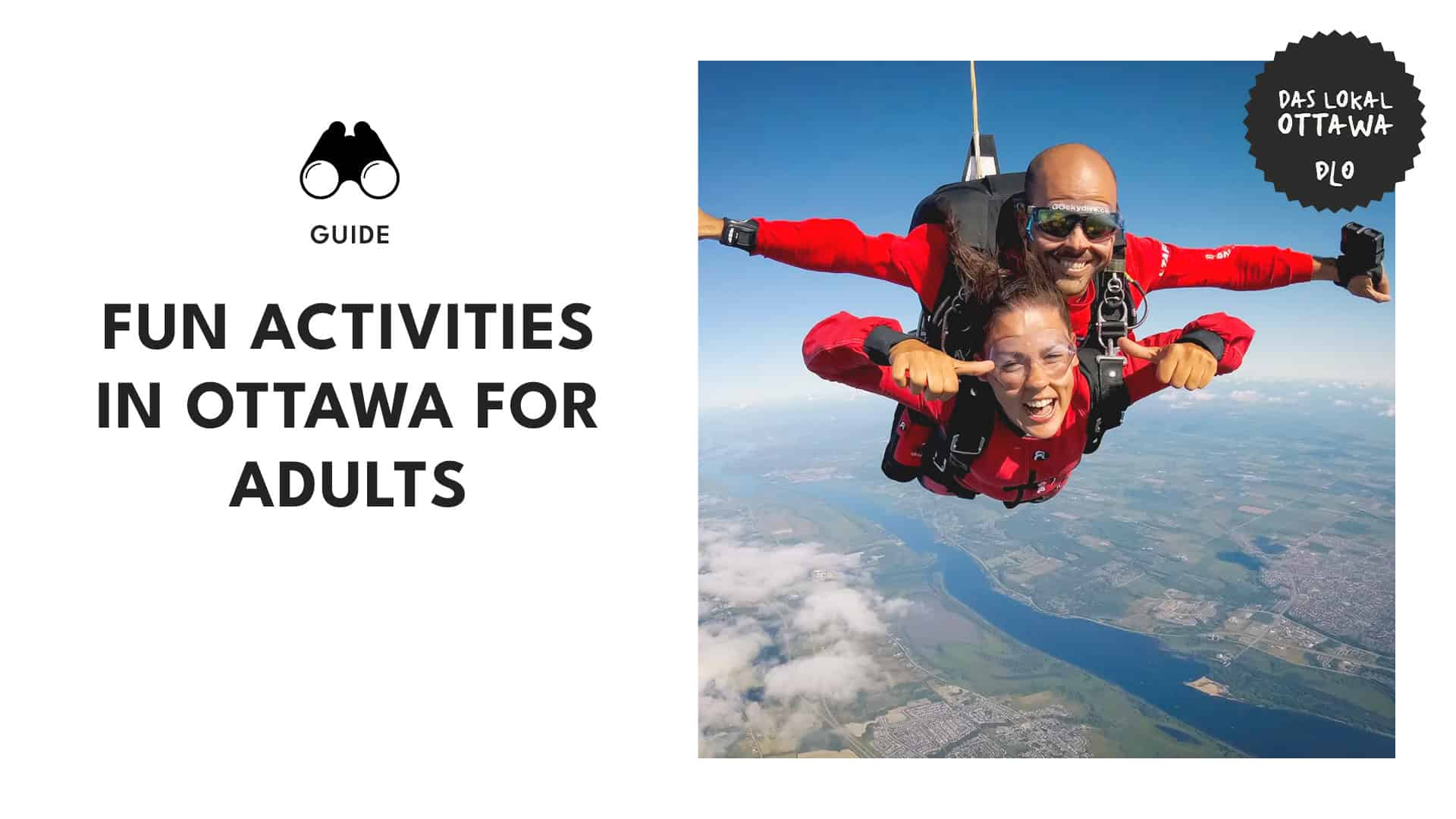 Fun Activities in Ottawa for Adults Skydiving & More
