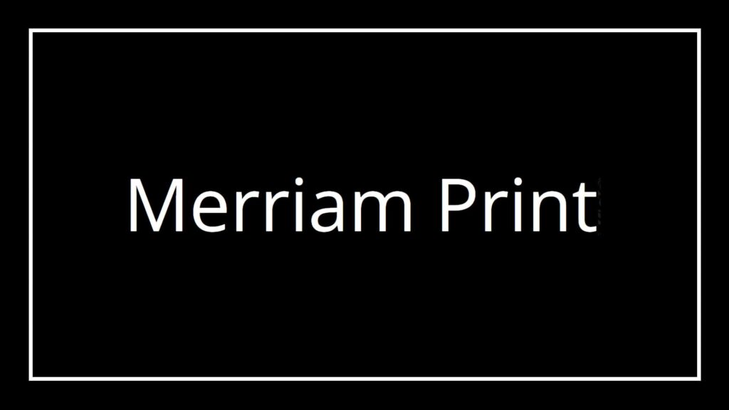 merriam-print