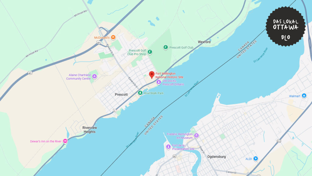 prescott-ontario-map
